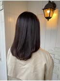 【amule hair】こっくりブラウン×セミロング