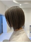 乾かすだけで決まる、ショートボブ