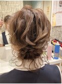 後毛多めのアップ