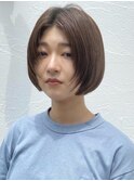 今年のボブは前上り！前上りショートボブ