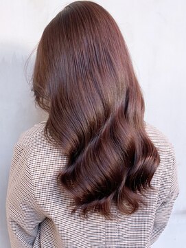 アルバム 池袋(ALBUM) ブラウンロング_ミニウルフテラコッタくすみブルー_ba361311