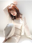 【Sourire 江坂】垢抜けこなれミディフェザーバング外ハネボブ 