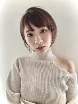 モッズヘア 渋沢店 大人綺麗め丸みショートボブ