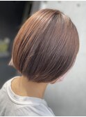 丸みショートボブ