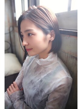 アール 北千住店(ar) 大人上品なミニボブ/ベナボブ×ナチュラルブラウン[北千住]