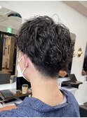 MEN'S HAIR/束感ショート/波巻き/神保町