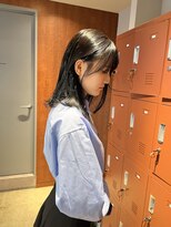 クペウ(cope'u)&nbsp;透けるブラック、顔まわりレイヤー