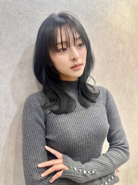 ロンド ルージュ 銀座店(Lond rouge) 簡単スタイリングヘアセンターパートゆるふわロングハイレイヤー