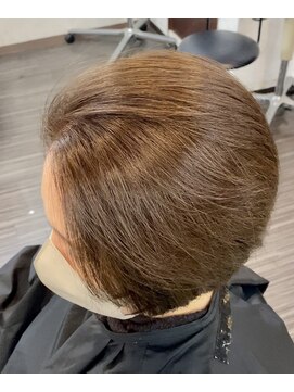 ヘア ウィッシュ 須磨区名谷店(HAIR WISH) 【脱白髪染め】クリアグレーカラー