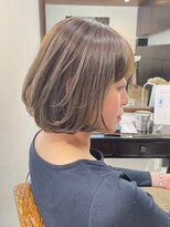 ディフィーノ 赤坂(DIFINO)&nbsp;透明感カラー/シアーグレージュ/ミニボブ