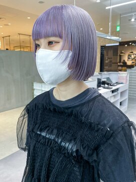 アイティー バイ アルバム 中野店(IT by ALBUM) ホワイトピンクブルーシルバーニュアンスカラー_ba485152