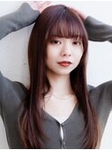 【ivy 】レイヤーカット×レッドブラウン