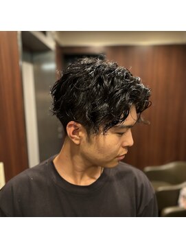 ヒロギンザ 浜松町店(HIRO GINZA) センターパートスパイラルパーマ