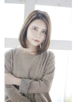 アウラ(Aula by marbles)&nbsp;ワンレンボブ/大人ショートボブ/オリーブベージュ[横浜]