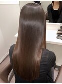ロングストレート/艶髪縮毛矯正/髪質改善/透明感/10代20代30代