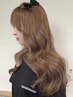 【ダメージレスで透明感】ブリーチなしダブルカラー＋顔周りカット￥12500