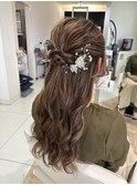 お呼ばれヘア