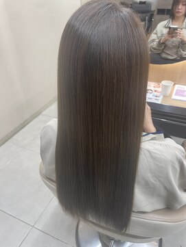 アース 上本町店(HAIR&MAKE EARTH) こなれミディ20代30代40代◎ヘルシースタイル髪質改善カラー