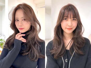 グローブス オモハラ(THE GLOBES OMOHARA)の写真/結んでも可愛い小顔にみえる天使の羽バング☆トレンドのレイヤーカットで朝のスタイリングも簡単に◎