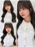 ミディアムレイヤー×olive beigeで大人可愛いhairに♪