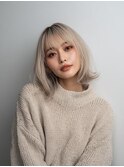 ホワイトブロンド/韓国/くびれ韓国