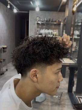 ライズ 新小岩店(RISE) ピンパーマ/メンズショート/短髪パーマ