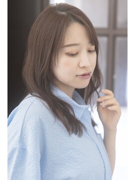 ルルディ バイ アフロディーテ銀座(luludi by APHRODITE) 暗めカラー/グランマッシュ/フェイスフレーミング/銀座