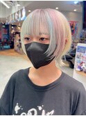 ブリーチ&ウルフカット