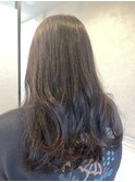 暗髪ナチュラルロング