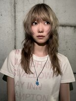 ラパンセヴェール(LA PENSEE VERT)&nbsp;柔らかいベージュカラー+ハッシュカット