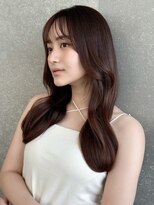 シーシンジュク 新宿南口(Sea shinjuku)&nbsp;ココアベージュ×レイヤー[小顔/黒髪/オリーブグレー]