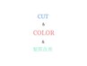髪質改善カラー+カット+髪質改善トリートメント※ハイダメージケア+ ~相談