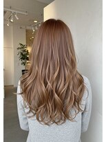 フュージョンファイブ(FUSION5)&nbsp;レイヤーロングベージュ20代30代40代くびれエクステ韓国ヘア