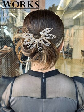 ワークス ヘアデザイン(WORKS HAIR DESIGN) ヘアセットパーティーアレンジ