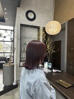 アールトゥーヘアー(art To Hair)&nbsp;ピンク/ミディアム/顔周りレイヤー