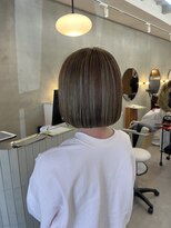 ヘアーデザインスリール(Hair Design THRIRE)&nbsp;ハイライト×オリーブグレージュ