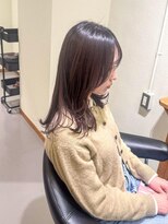 クリック(Click) 黒髪/クラゲヘアー/オリーブグレー/小顔/ココアベージュ/小倉