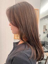 シベルバレー 横浜(sibell) セミロングレイヤーカット顔周りレイヤーウルフハッシュカット