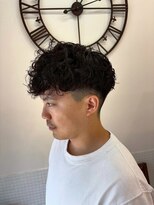 インパークス 町屋店(hair stage INPARKS)&nbsp;緩めパーマツーブロックマッシュ［町屋］