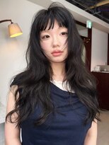 テトヘアー(teto hair)&nbsp;ロングレイヤー　ハイレイヤー　ハッシュカット　グレージュ