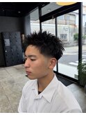下関メンズ刈り上げスパイキーショート