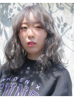 ニコヘアー(niko hair) ブルー系グレー▼LINEID@vey3047y