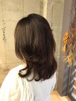 オッソ(OSSO)&nbsp;ラベージュ_厚めバングローライトスリークボブ