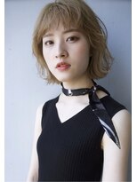 グランアージュ 池袋東口店(grandage)&nbsp;大人可愛いマロンベージュひし型小顔ボブ池袋b