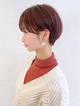 アイティーバイアルバム 下北沢店(IT by ALBUM) ブラウンショート_アースカラーくびれヘアツートン_ba376881