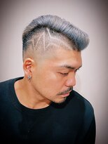 ヒロギンザバーバーショップ 大宮店(HIRO GINZA BARBER SHOP)&nbsp;シルバー　バーバースタイル　バリアート　スキンフェード　大宮