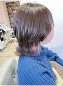 ウルフカット×サイドインナーカラー