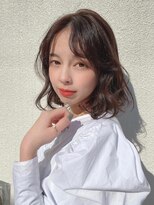 アトリエサニーデイ(atelier SUNNY DAY)&nbsp;ゆるふわボブ/モカグレージュ/前髪カット/顔まわり/レイヤー