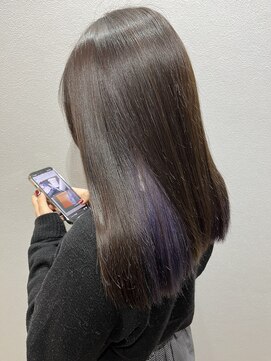 ジーナ 本八幡(Zina) バイオレットインナーカラー