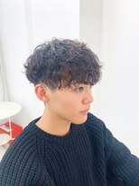 ワンズリー 本厚木店(ONE's ly)&nbsp;ハイライト/マッシュパーマ/ウルフ/アッシュブラック